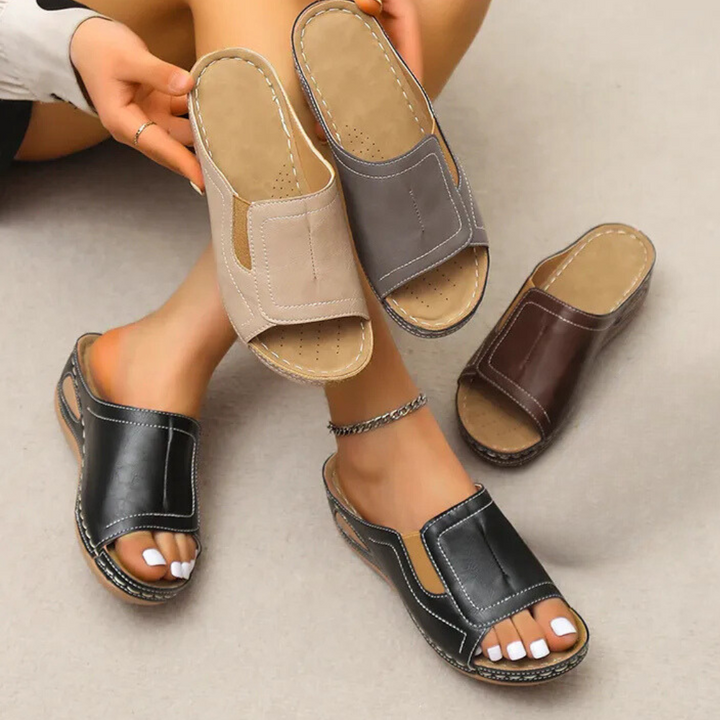 ANAIS - Wedge Sandals with Open Toes for Women