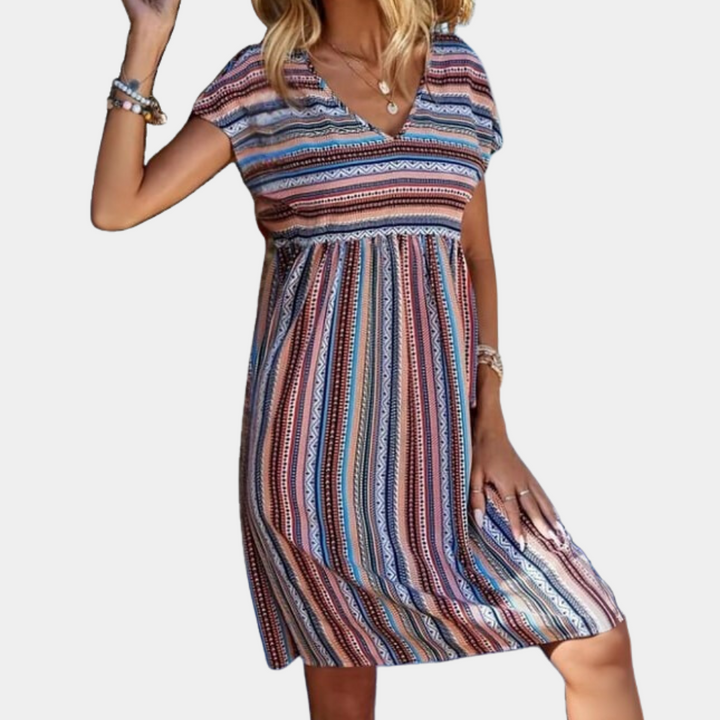 DAISY - Fashionable Summer Dress with Stripes for Women