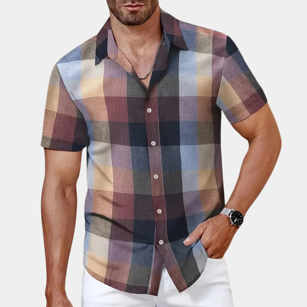 DEEG - Trendy Checkered Shirt for Gents