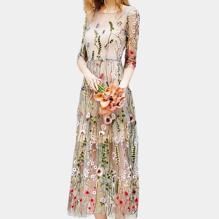 ANASTASIA - Floral Embellished Gown for Women