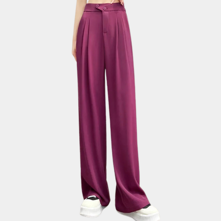 DONOMA - Relaxed Fit Loose Trousers for Women