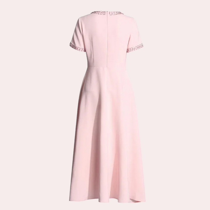 REGINA - Sophisticated Midi Dress for Ladies