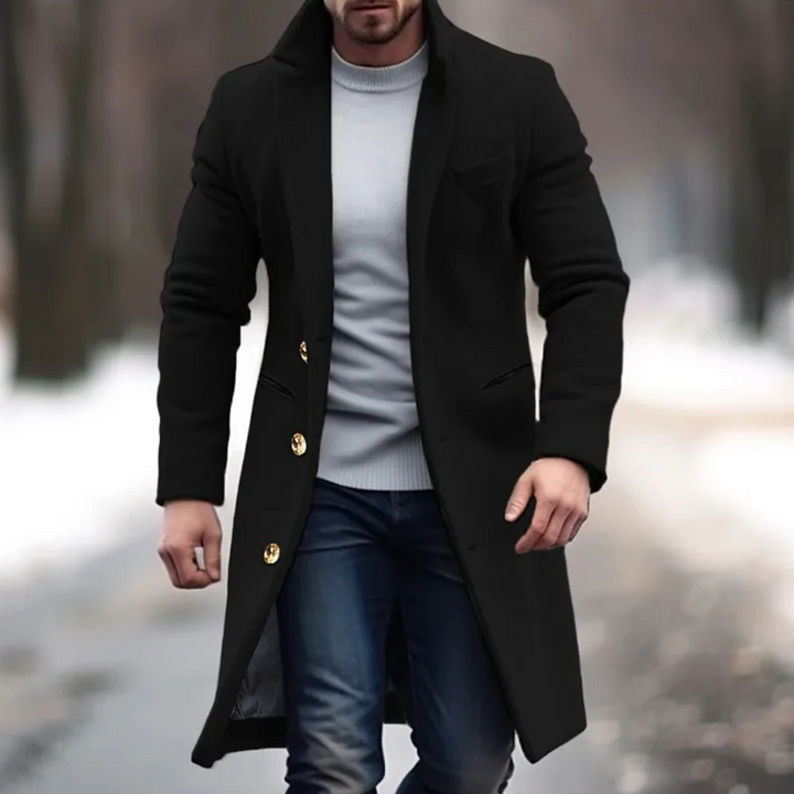 ALDA - Trendy Overcoat for Gentlemen