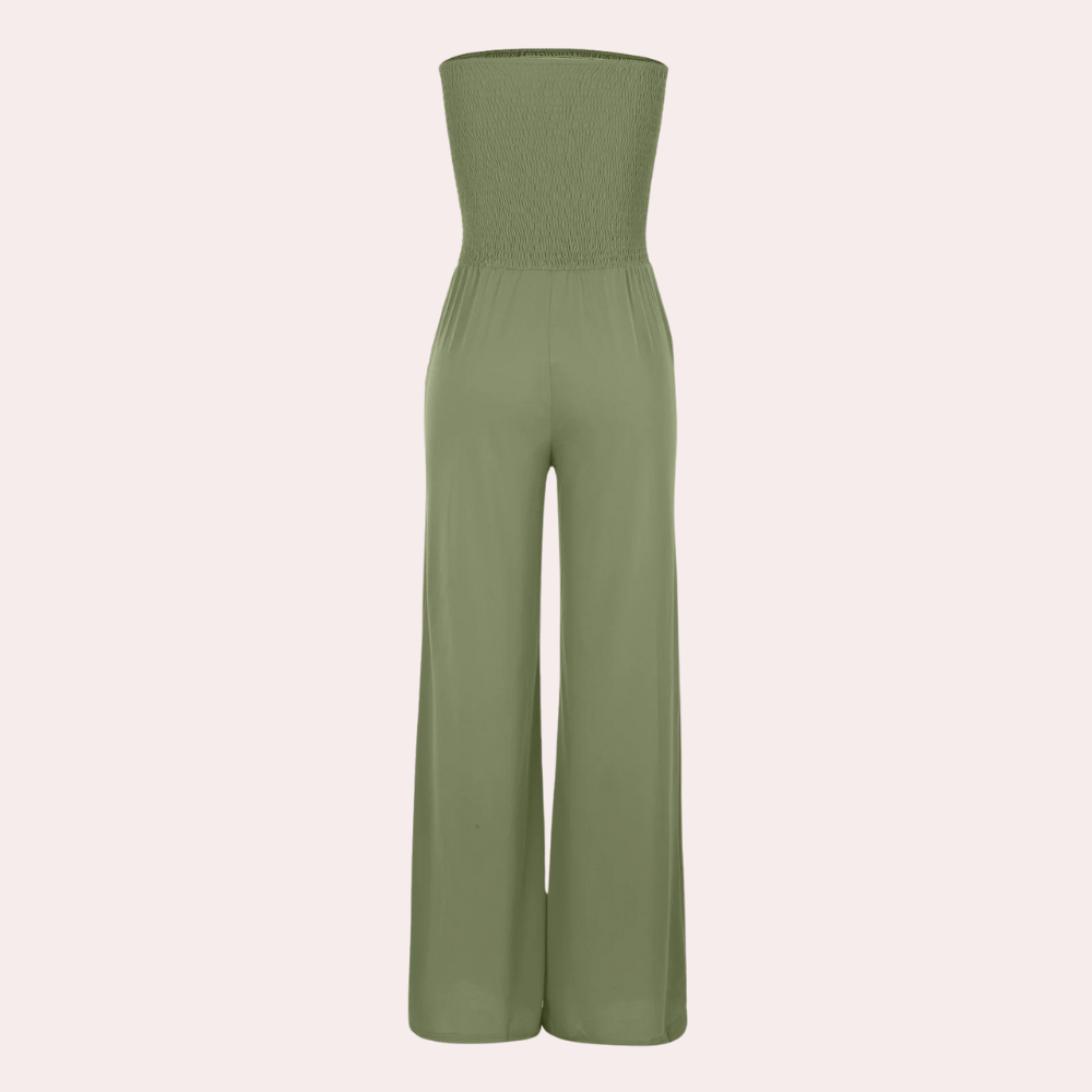 DAPHNE - Strapless Ruffled Jumpsuit for Women