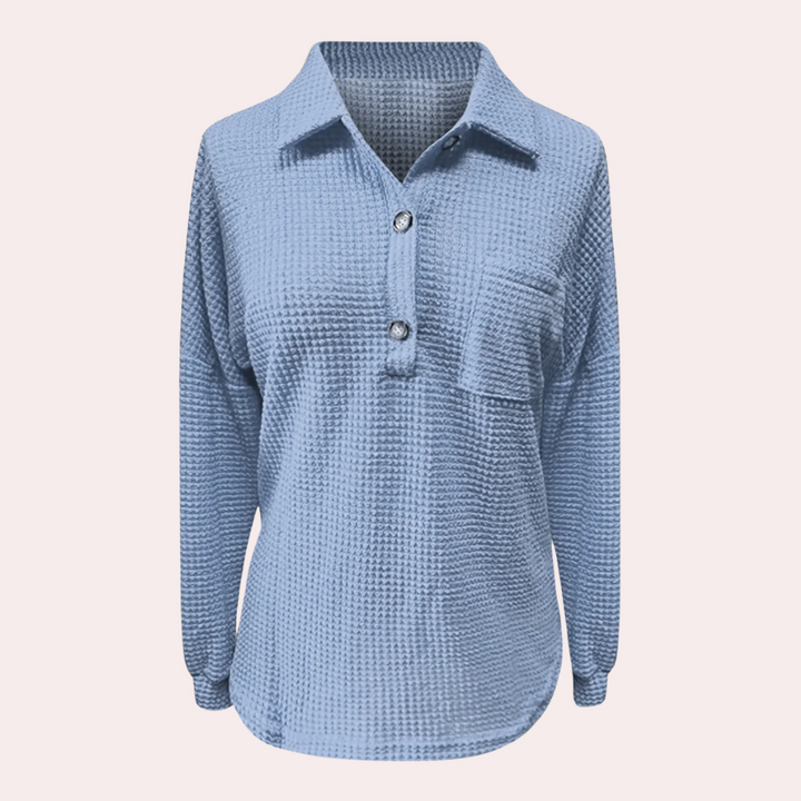 NORA - Relaxed Fit Long Sleeve Shirt for Women