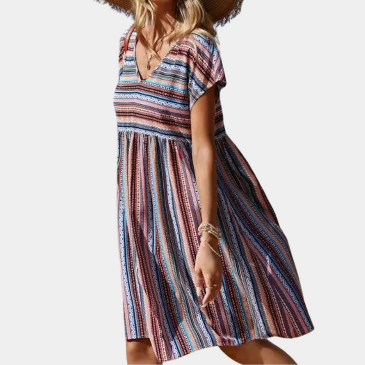 DAISY - Fashionable Summer Dress with Stripes for Women