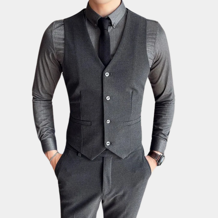 ALEU - Refined Men's Three-Piece Set