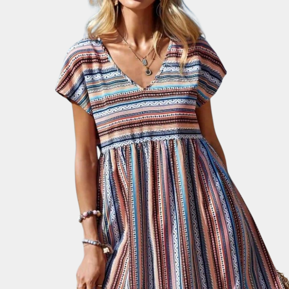 DAISY - Fashionable Summer Dress with Stripes for Women