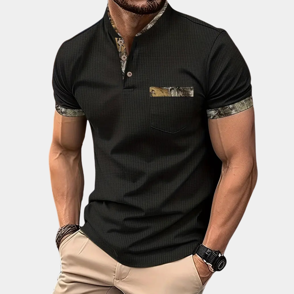 DENZEL - Everyday Casual Polo Shirt for Men