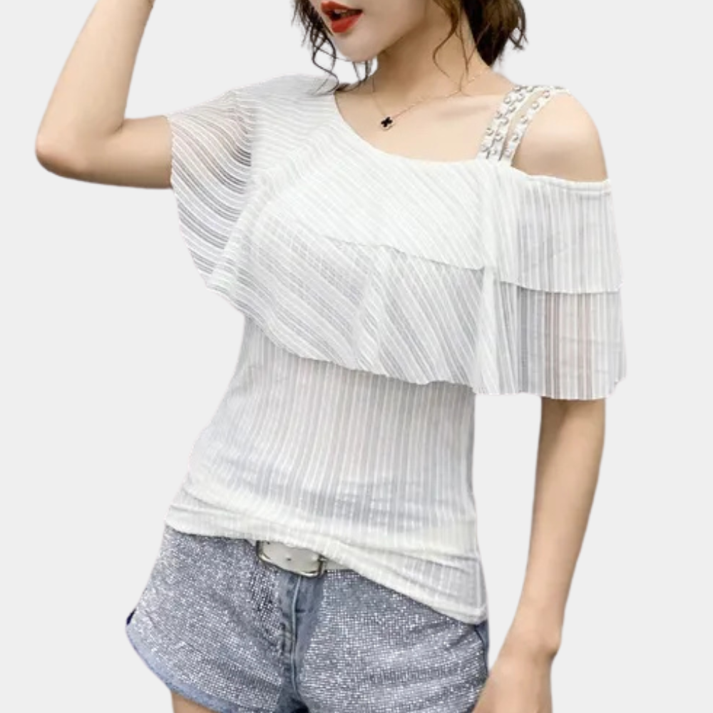 BIRDINE - Stylish Asymmetric Women's Top