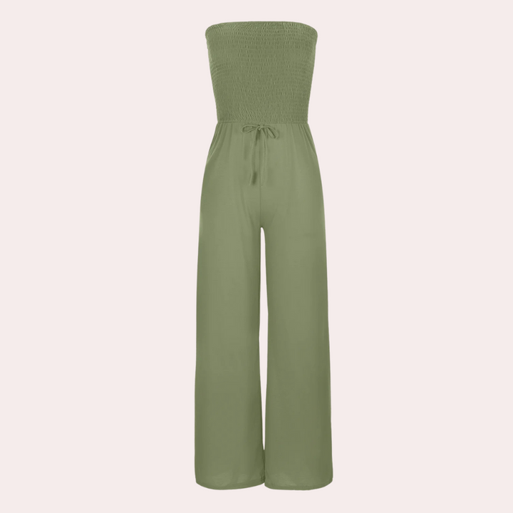 DAPHNE - Strapless Ruffled Jumpsuit for Women