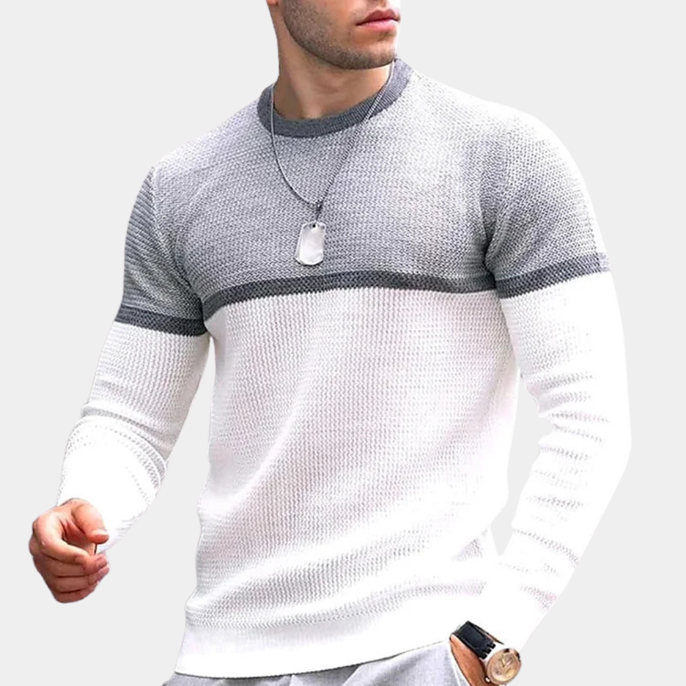 BENEDIKT - Men's Long Sleeve Crewneck Sweater