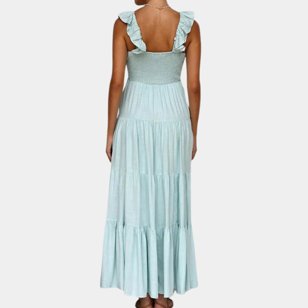 HAZEL - Tiered Maxi Gown for Women