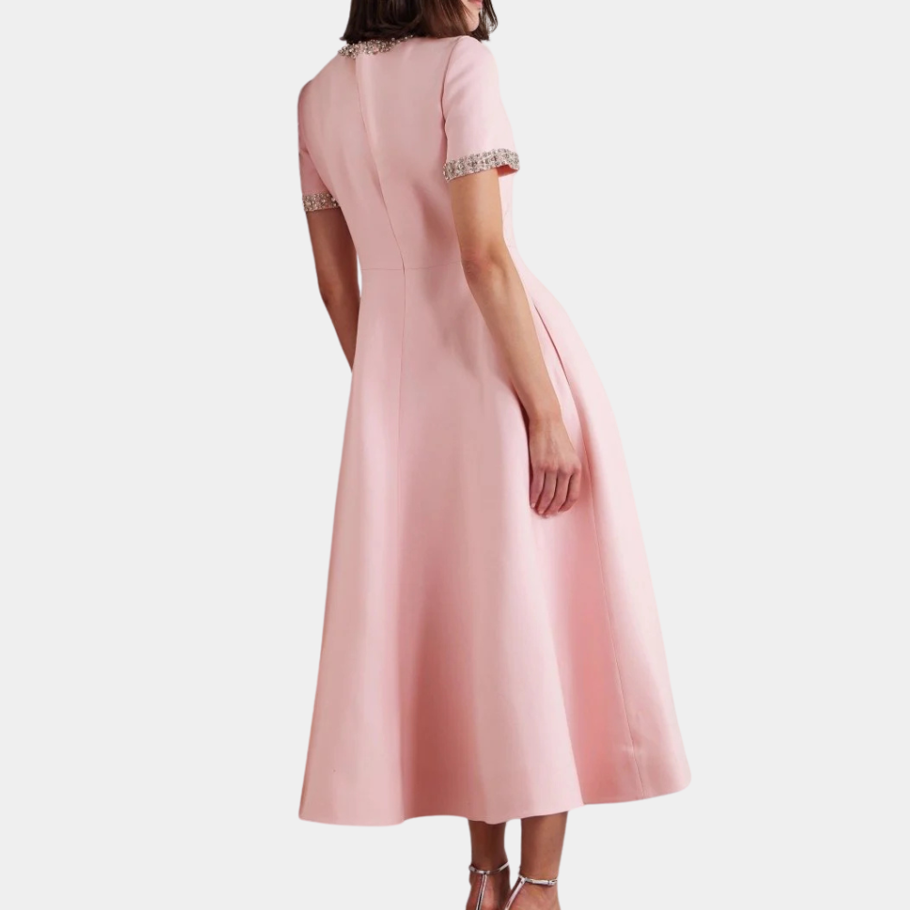 REGINA - Sophisticated Midi Dress for Ladies