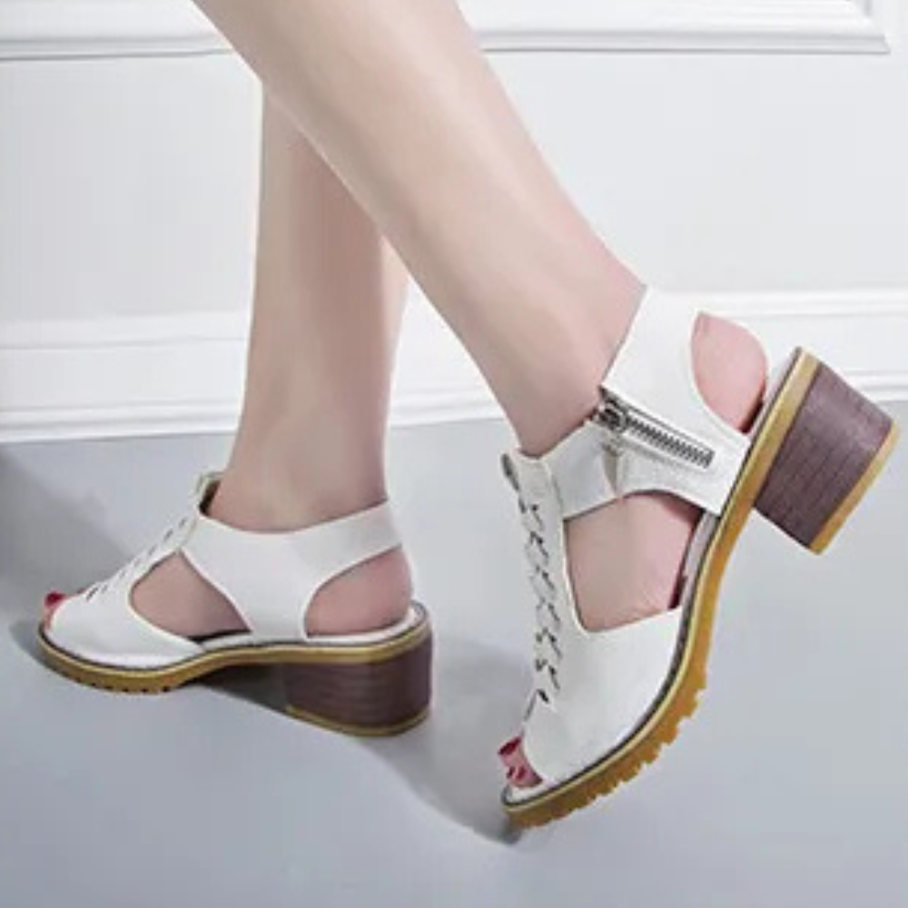 GABRIELLA - Classy Side-Zip Sandals for Ladies