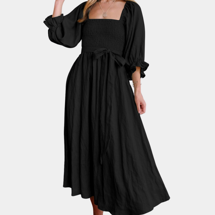 GABRIELLE - Graceful Gathered Dress for Women