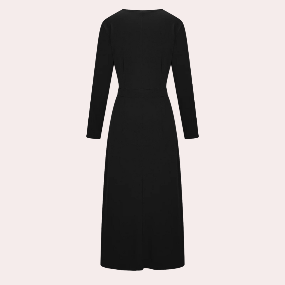 ELVEVA - Graceful Gathered Dress for Women